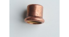 Copper press-fit gas end cap